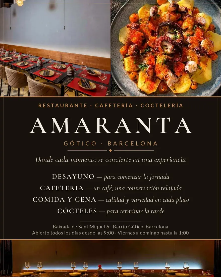 Contenido para Amaranta, Barri Gòtic